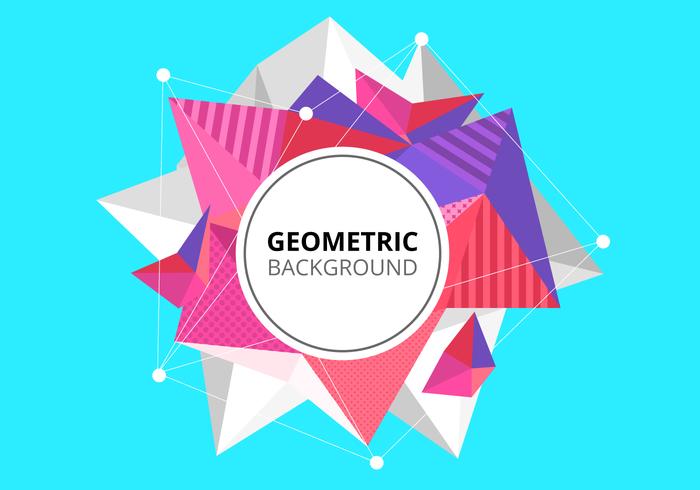 Free Abstract Low Poly Background vector