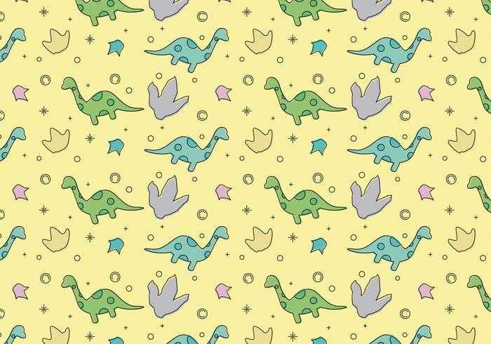 Free Dinosaur Pattern #4 vector