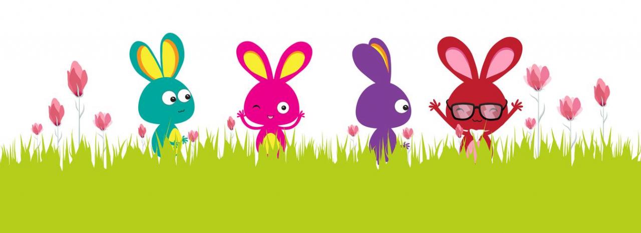 happy easter. Spring banner vector