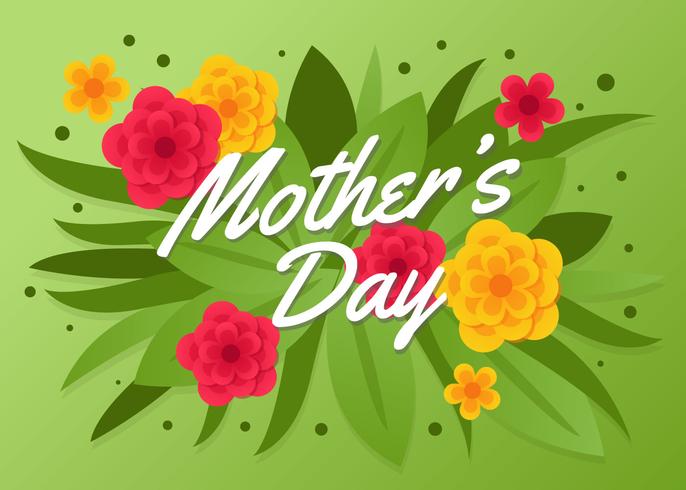 Happy Mother's Day Banner Design vector