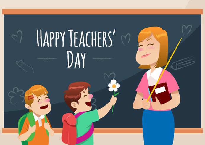 Happy Teachers Day vector