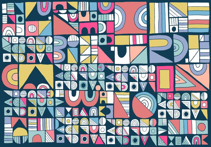 modern geometric pattern vector