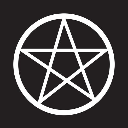 Pentagram icon  symbol sign vector