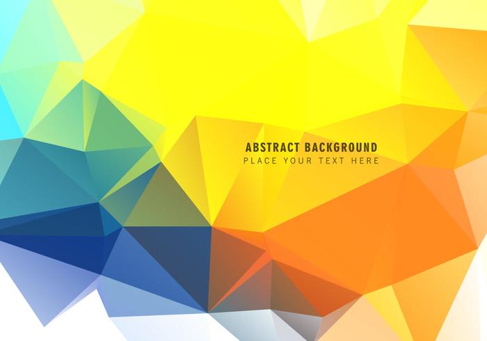 Polygonal Triangular Abstract Background vector