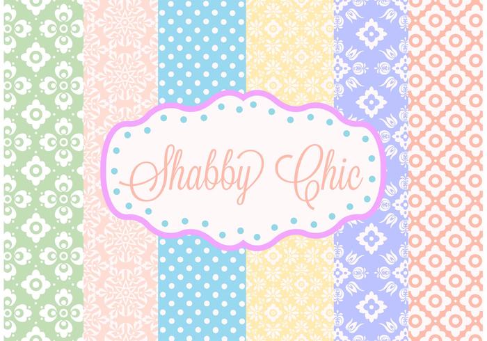 Shabby Chic Patterns vector