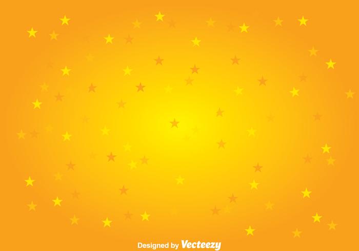 Yellow Stars Background Vector