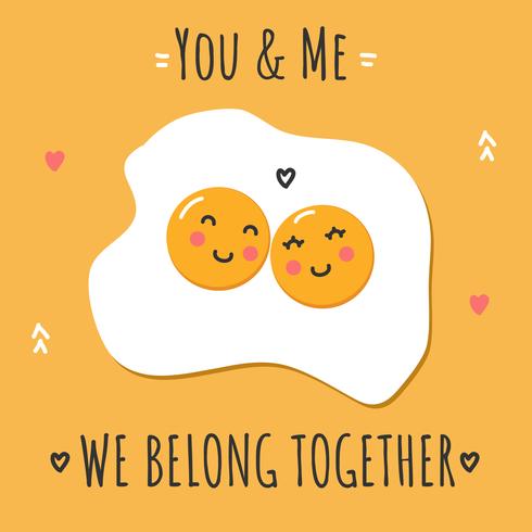 You & Me Vector